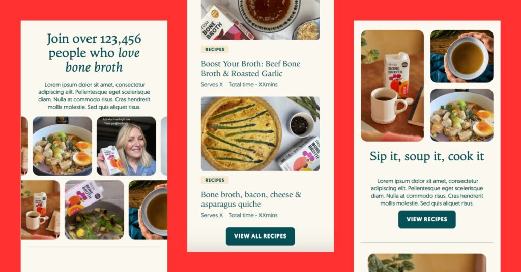 Best practice Klaviyo templates for DTC brands Project Visual 3