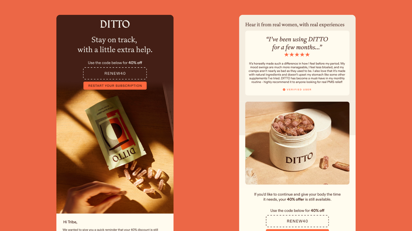 Ditto - TS Subscription Cancellation Flow