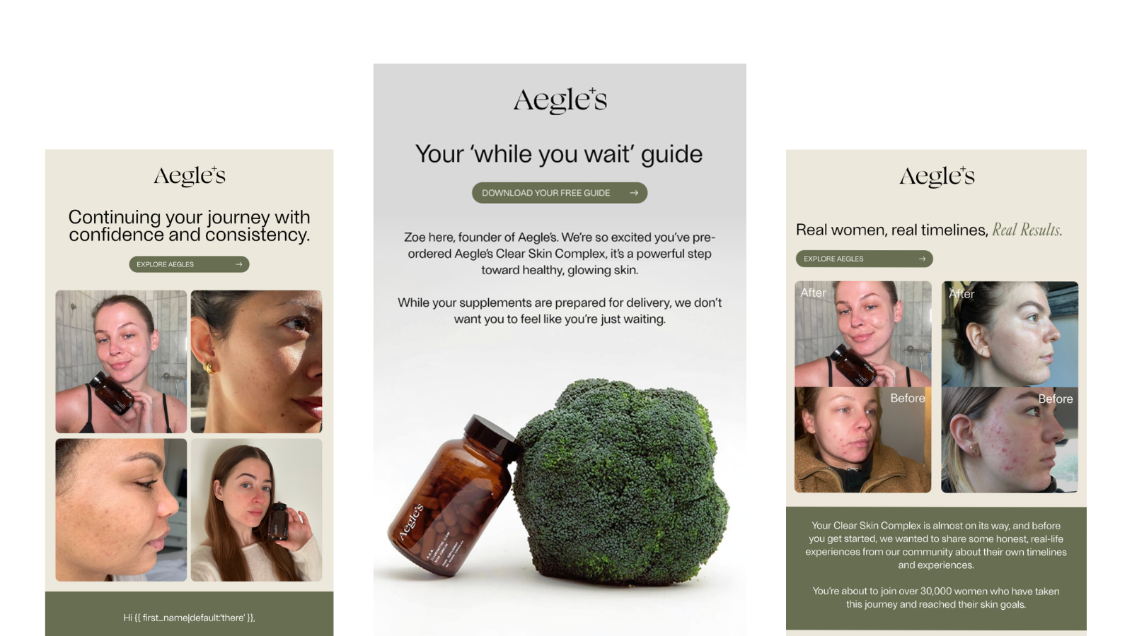 Klaviyo Pre Order Emails for Aegles